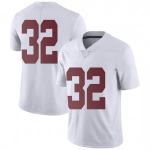 NCAA Men's Alabama Crimson Tide #32 C.J. Williams Stitched College Nike Authentic No Name White Football Jersey TR17W72JU